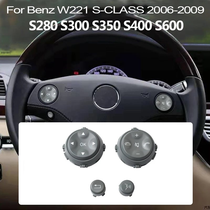 Автомобильная Многофункциональная кнопка рулевого колеса для Mercedes Benz W221 S-Class S280 S300 S350 S400
Автомобильная Многофункциональная кнопка рулевого колеса для Mercedes Benz W221 S-Class S280 S300 S350 S400