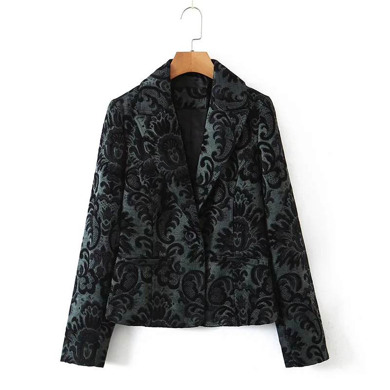 Luxury Printed Chic Office Lady Blazers For Women Elegant Stylish Coats 2023 Women's Long Sleeve Single Button Slim Blazer
Luxury Printed Chic Office Lady Blazers For Women Elegant Stylish Coats 2023 Women's Long Sleeve Single Button Slim Blazer