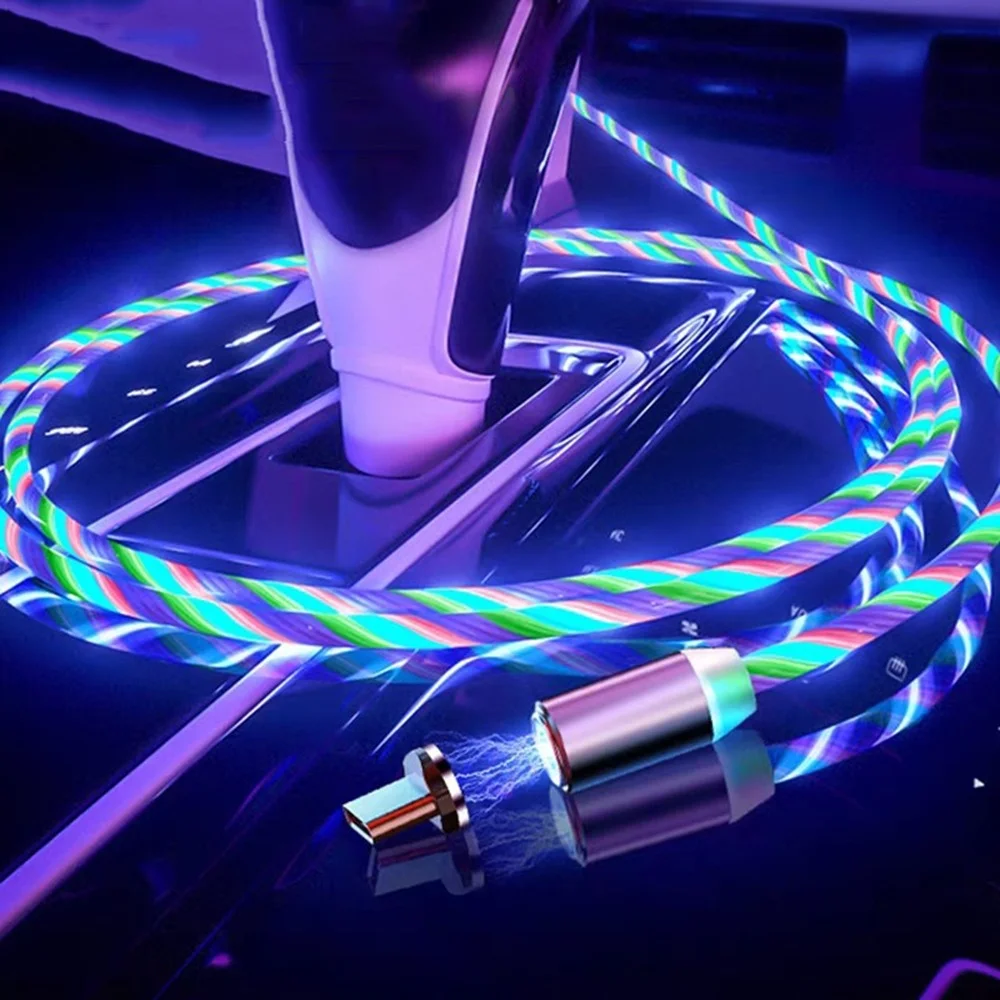 Flowing Light Charging Magnetic Mobile Phone Cable USB Type C Flow Luminous Lighting Wire for Iphone 12 Samsung Huawei LED Micro
Flowing Light Charging Magnetic Mobile Phone Cable USB Type C Flow Luminous Lighting Wire for Iphone 12 Samsung Huawei LED Micro