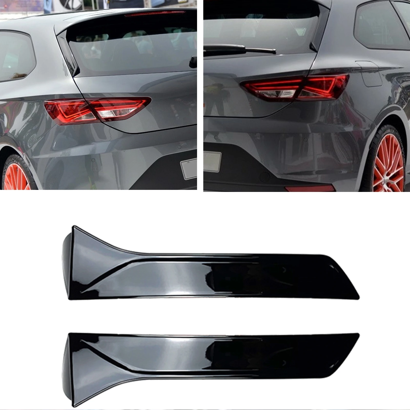 For Seat Leon FR MK3 MK3.5 2013-2021 Rear Window Trim Tail Gate Side Spoiler Wing Trunk Lid Edge Flap Shade Cover Strip Canards
For Seat Leon FR MK3 MK3.5 2013-2021 Rear Window Trim Tail Gate Side Spoiler Wing Trunk Lid Edge Flap Shade Cover Strip Canards