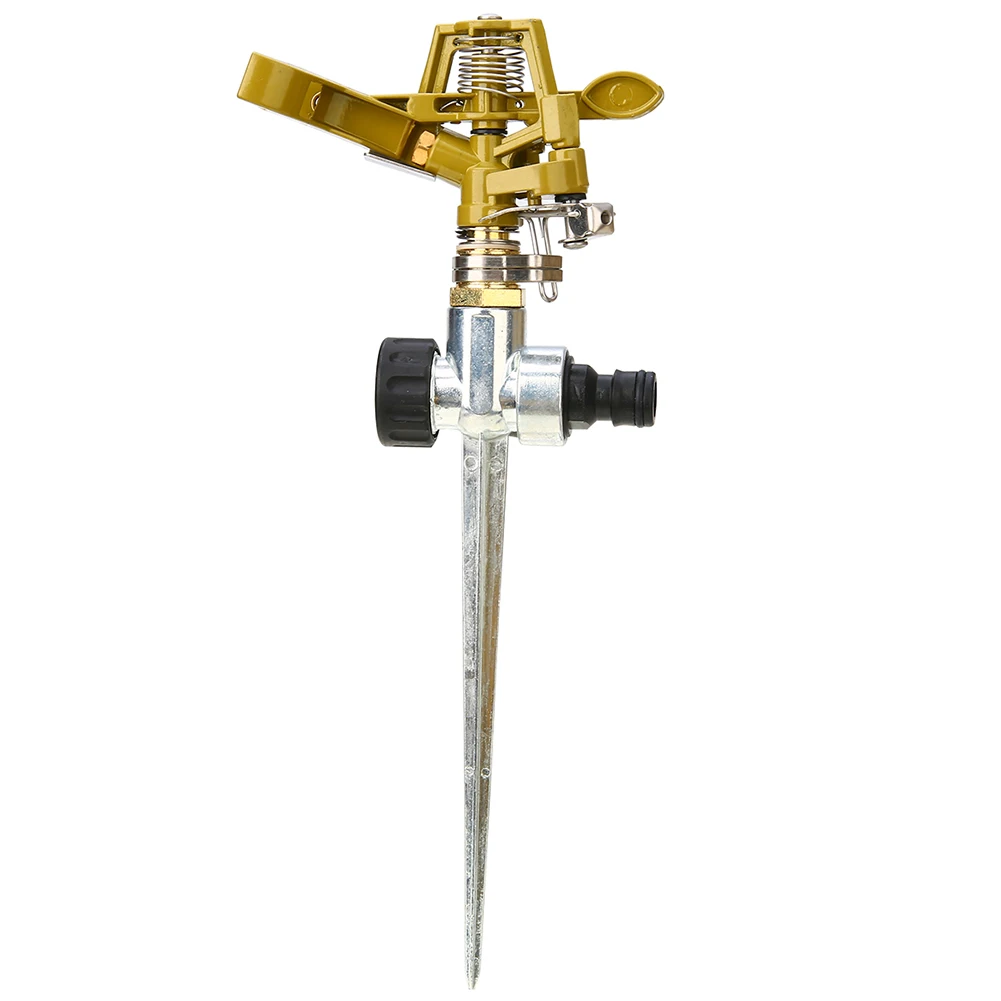 Grass Metal Portable Watering Adjustable Sprinkler Garden Irrigation System Impulse Lawn 360 Degree Rotating Sprayer Durable
Grass Metal Portable Watering Adjustable Sprinkler Garden Irrigation System Impulse Lawn 360 Degree Rotating Sprayer Durable