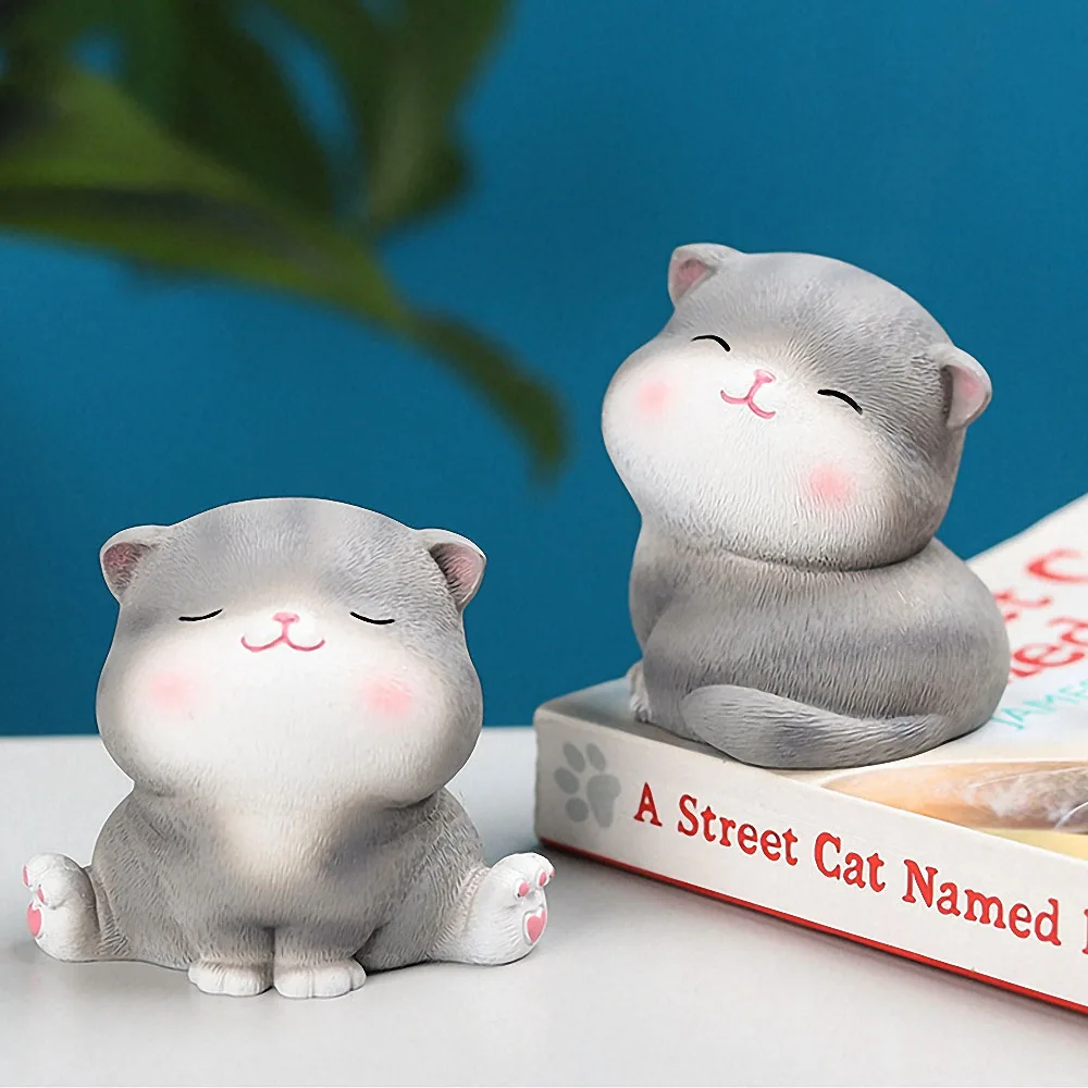 Cute Cartoon Cat Resin Ornament Micro Landscape Home Living Room Desktop Table Car Decoration Home Figurines Decor Crafts
Cute Cartoon Cat Resin Ornament Micro Landscape Home Living Room Desktop Table Car Decoration Home Figurines Decor Crafts