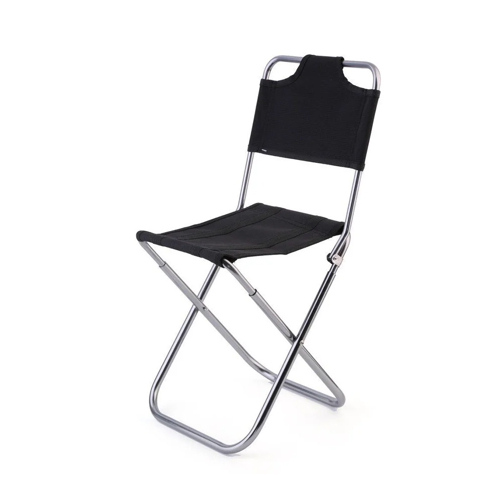

Portable Aluminum Alloy Outdoor Folding Camp Chair with Backrest Lightweight Slacker Chairs Camp Fish Stool for Camping
