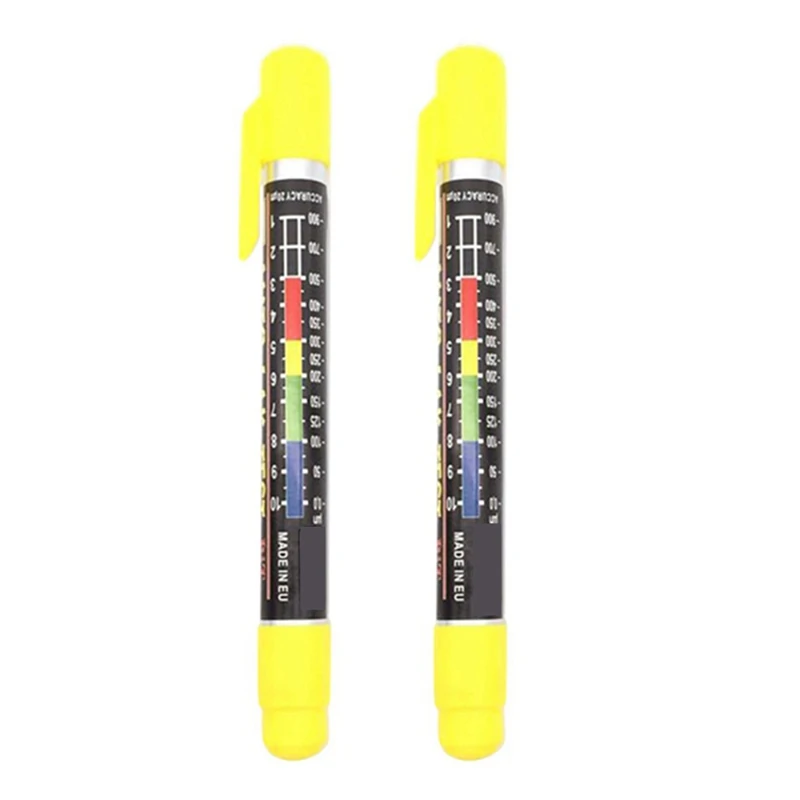 2 PCS Car Paint Thickness Tester Gauge Magnetic Tip Scale Indicate For Car Tool Crash Checking Meter
2 PCS Car Paint Thickness Tester Gauge Magnetic Tip Scale Indicate For Car Tool Crash Checking Meter