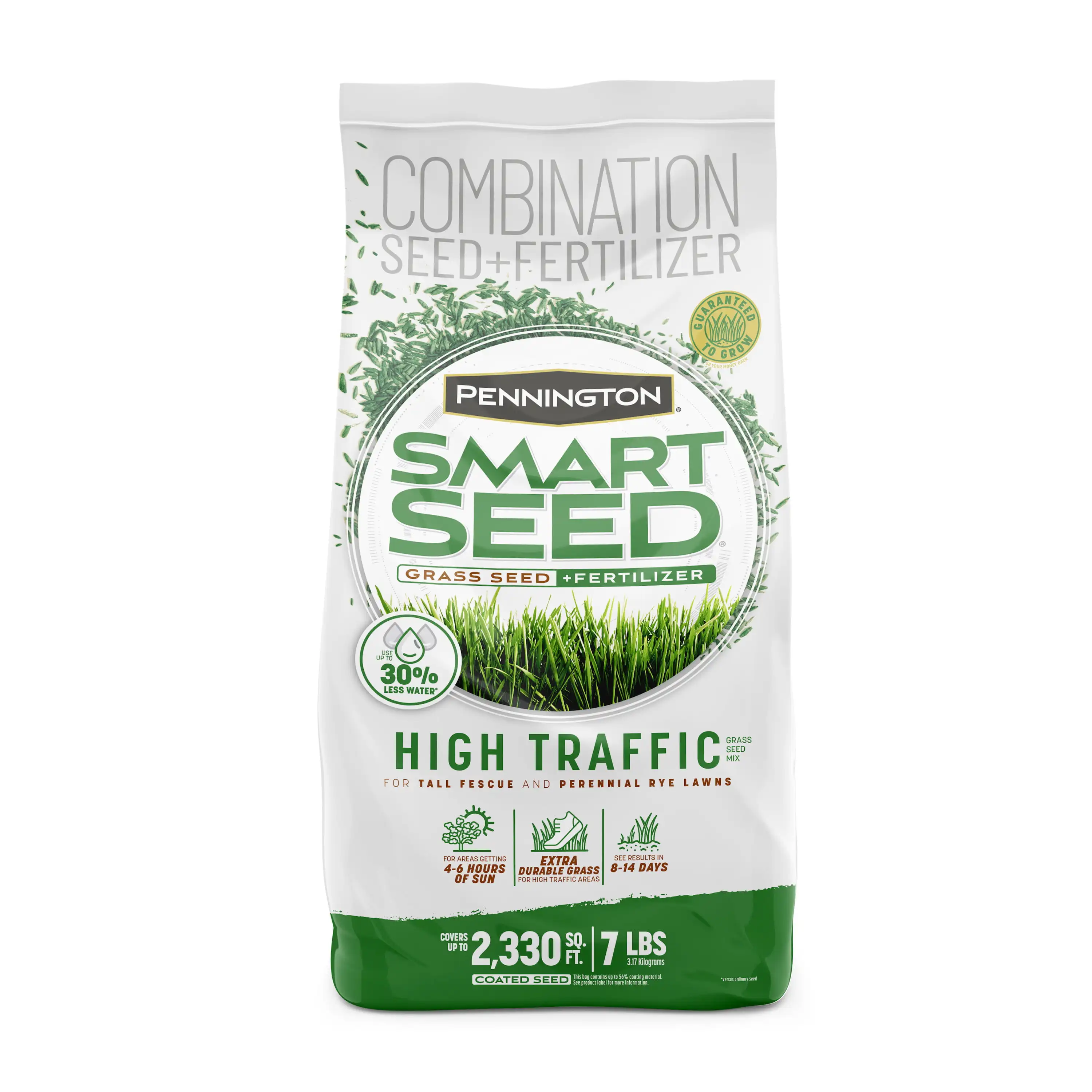 Семена травы высокой травы Smart Seed и смешанные удобрения, от солнца до частичного затенения 7 фунтов.
Семена травы высокой травы Smart Seed и смешанные удобрения, от солнца до частичного затенения 7 фунтов.