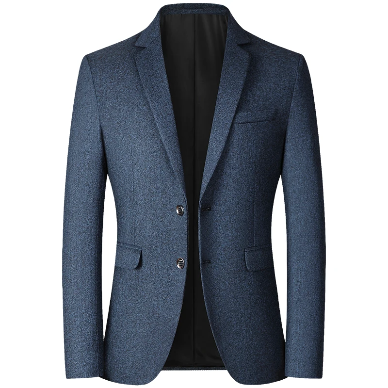 New Blazers Men Solid Color Business Causal Mens Suits Coats Mens Blazers Two Buttons Flap Pocket Smart Casual Blazers for Men
New Blazers Men Solid Color Business Causal Mens Suits Coats Mens Blazers Two Buttons Flap Pocket Smart Casual Blazers for Men
