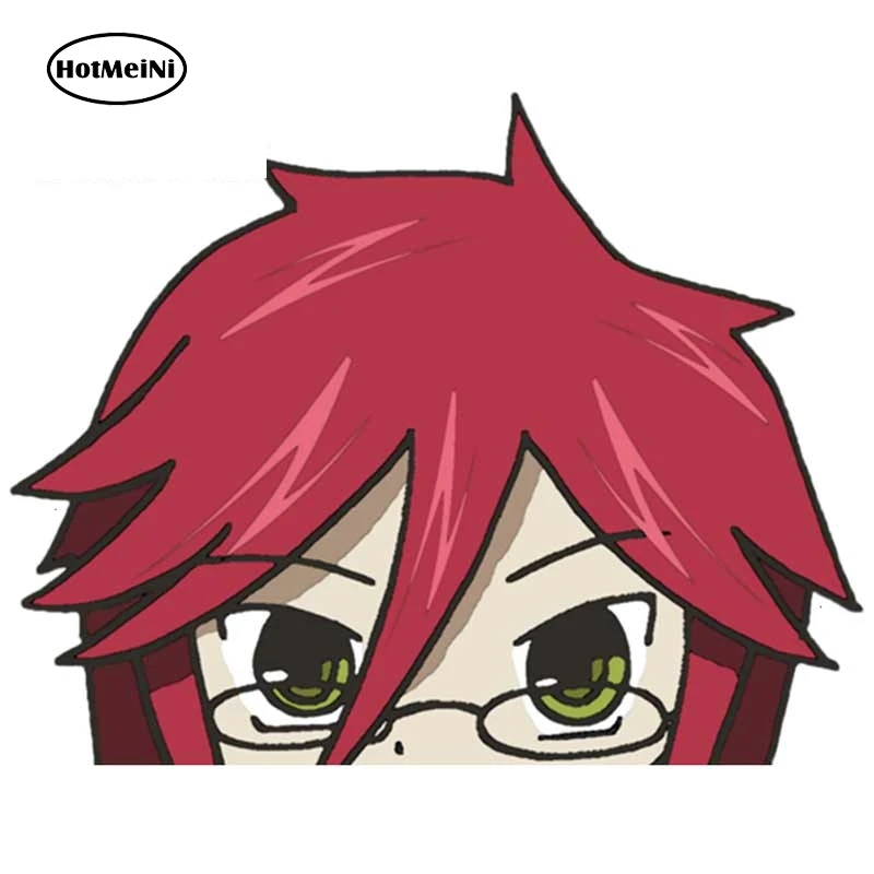 13cm x 10.2cm for Black Butlere Anime Peeking Car Decals Personality Creative Stickers Body for Car Decoration
13cm x 10.2cm for Black Butlere Anime Peeking Car Decals Personality Creative Stickers Body for Car Decoration