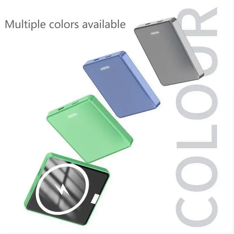 2022 New Fast Magnetic Wireless Charging Power Bank For iphone12 13Pro Portable powrbank External auxiliary battery 10000mAh 15W
2022 New Fast Magnetic Wireless Charging Power Bank For iphone12 13Pro Portable powrbank External auxiliary battery 10000mAh 15W