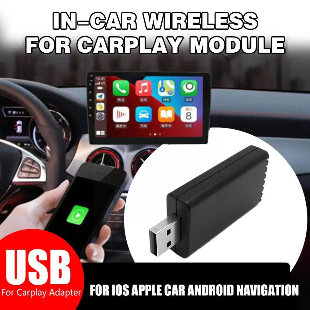 Wired to Wireless for carplay Adapter for iphone Wireless for carplay Dongle USB Adapter Plug and Play Bluetooth-compatible F9X0
Wired to Wireless for carplay Adapter for iphone Wireless for carplay Dongle USB Adapter Plug and Play Bluetooth-compatible F9X0