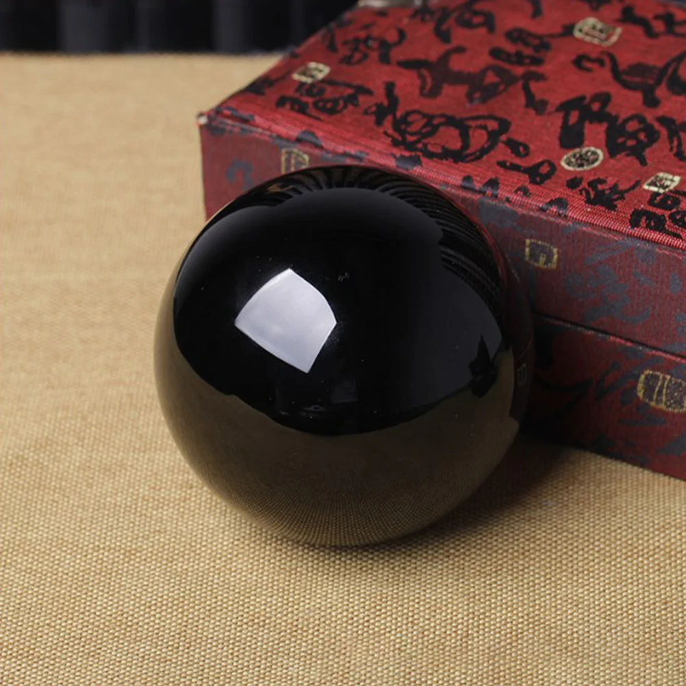Obsidian Crystal Ball Black Trim Sphere Base Tabletop Transparent Home Adornment Office Stand
Obsidian Crystal Ball Black Trim Sphere Base Tabletop Transparent Home Adornment Office Stand