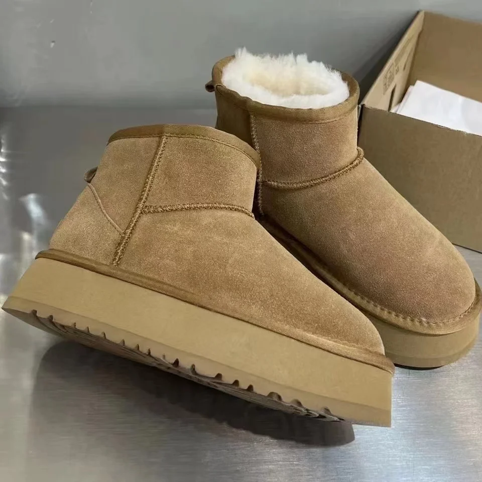 2022 New Australian Classic Women's Ankle Boots Thick Plush Warm Winter Boots Women's Leather Snow Boots Cowhide Women's Shoes
2022 New Australian Classic Women's Ankle Boots Thick Plush Warm Winter Boots Women's Leather Snow Boots Cowhide Women's Shoes