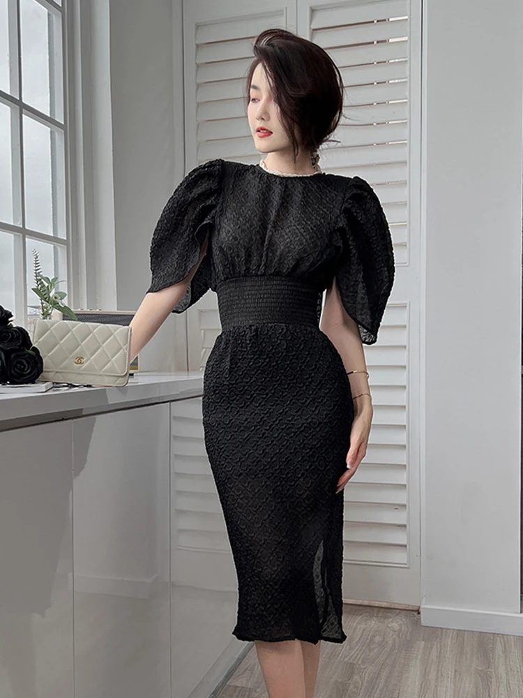 Summer Korean Vestidos Elegant Women Dress Vintage Casual Sheer Corset Puff Sleeve Slim Midi Club Beach Ladies Mujer Robe Femme
Summer Korean Vestidos Elegant Women Dress Vintage Casual Sheer Corset Puff Sleeve Slim Midi Club Beach Ladies Mujer Robe Femme