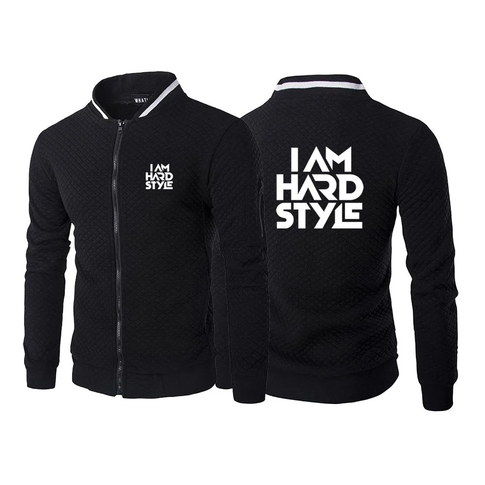 2023 Spring Autumn I Am Hardstyle Logo Printed Hip Hop Sports Long Sleeve Coat Men's Cardigan Classic Zipper Solid Color Jackets
2023 Spring Autumn I Am Hardstyle Logo Printed Hip Hop Sports Long Sleeve Coat Men's Cardigan Classic Zipper Solid Color Jackets