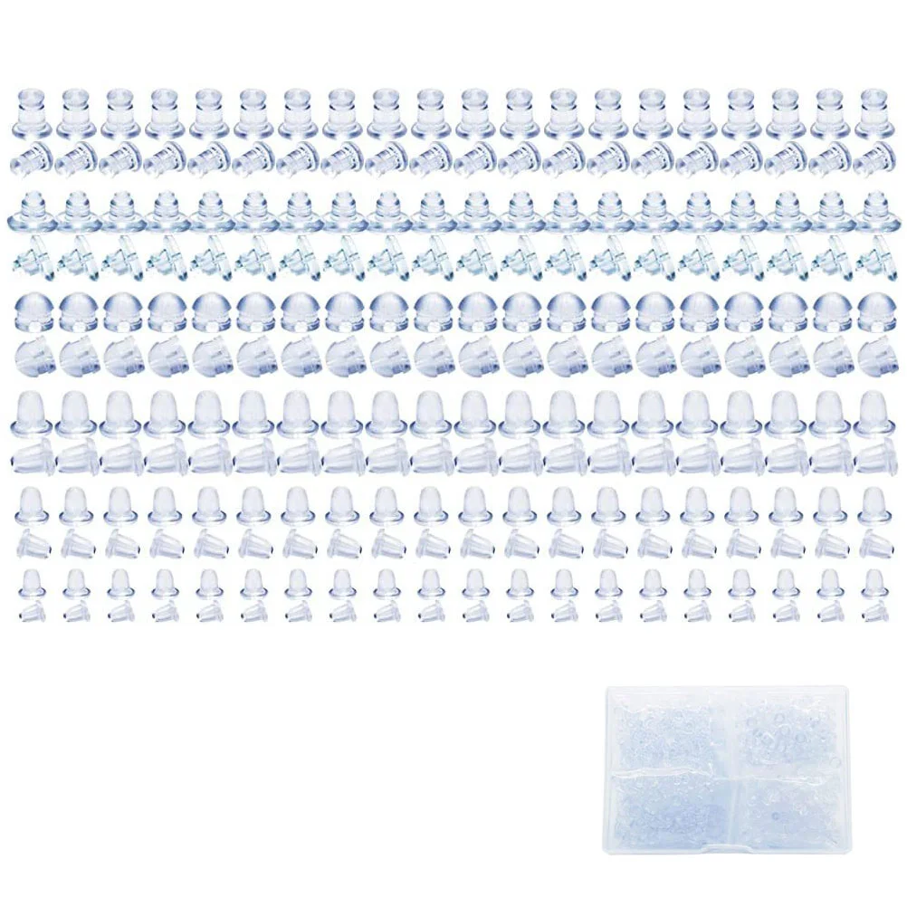 1 Box of Silicone Antislip Earrings Backs Earring Findings DIY Supplies Backs for Studs
1 Box of Silicone Antislip Earrings Backs Earring Findings DIY Supplies Backs for Studs