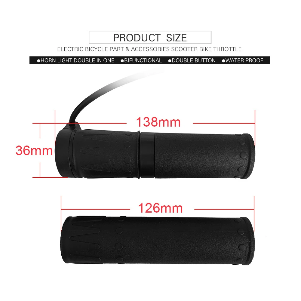 Convenient Throttle Half Twisting 158X Half Twisting 178cm (WP) 3 Pin SM Plug Black E-Motorcycle Electric Scooter
Convenient Throttle Half Twisting 158X Half Twisting 178cm (WP) 3 Pin SM Plug Black E-Motorcycle Electric Scooter