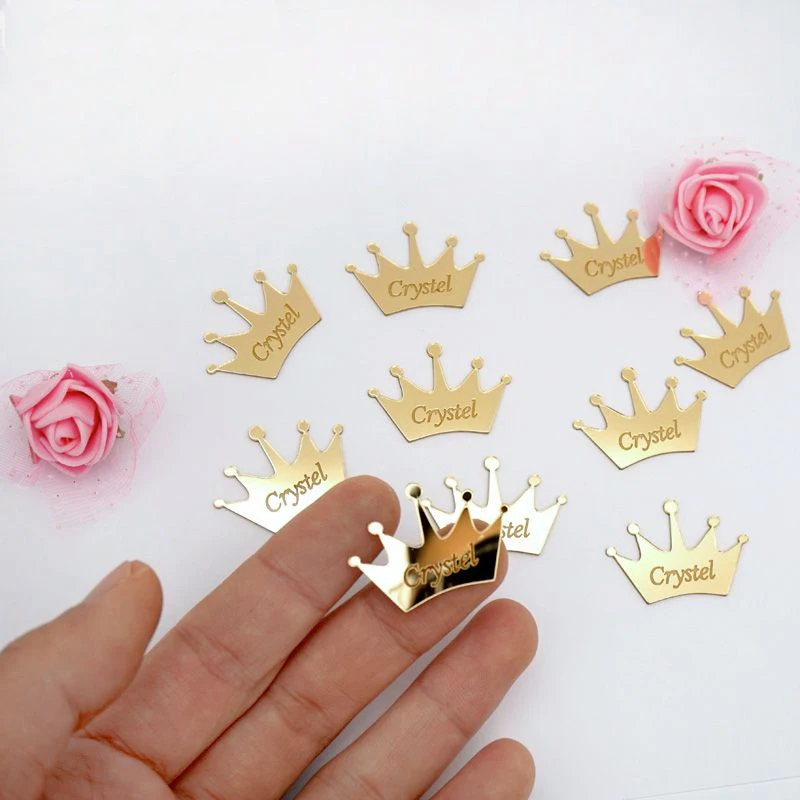 30pcs Personalized Mirror Crown Wedding Tags Table Center Decoration Card Acrylic Baby Name Sign Party Favors Laser Cut Gift
30pcs Personalized Mirror Crown Wedding Tags Table Center Decoration Card Acrylic Baby Name Sign Party Favors Laser Cut Gift