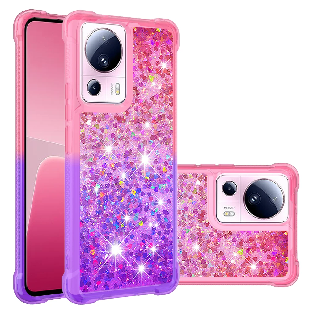 Glitter Phone Case For Xiaomi Mi 13 Lite Case Shockproof Quicksand Liquid Silicone Cover For Xiaomi Mi 12 Lite Mi13 Lite Fundas
Glitter Phone Case For Xiaomi Mi 13 Lite Case Shockproof Quicksand Liquid Silicone Cover For Xiaomi Mi 12 Lite Mi13 Lite Fundas