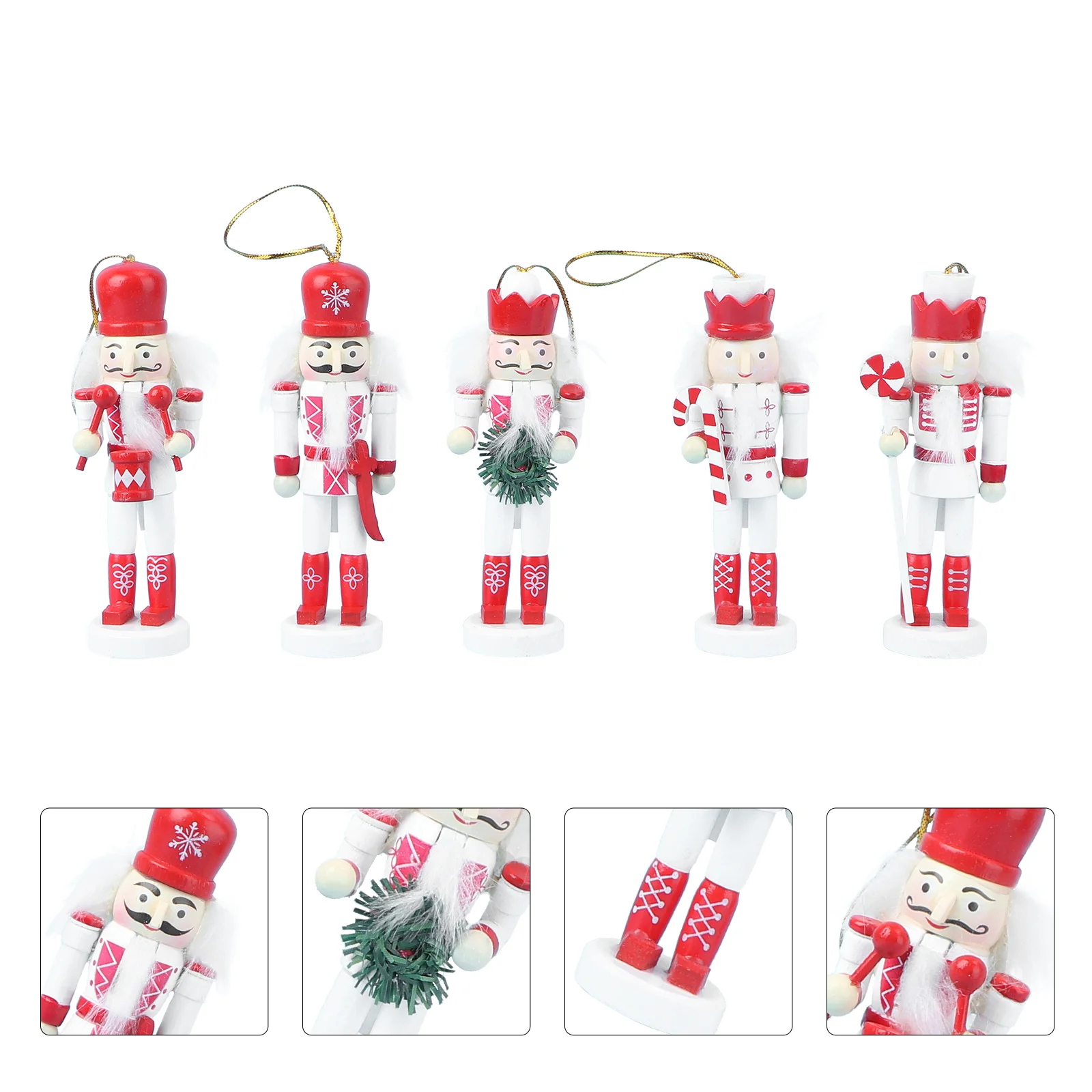 Nutcracker Christmas Wooden Soldier Hanging Ornament Decorations Xmas Set Desktop Ornaments Decor Wood Tree Nutcrackers Pendant
Nutcracker Christmas Wooden Soldier Hanging Ornament Decorations Xmas Set Desktop Ornaments Decor Wood Tree Nutcrackers Pendant