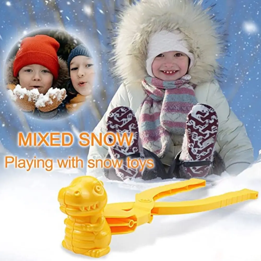 Creat Snow and Beach Snowball Fight Toy Anti-slip Handle Wear-resistant Dinosaur Snow Ball Mold Dinosaur Snow Ball Mold 
Creat Snow and Beach Snowball Fight Toy Anti-slip Handle Wear-resistant Dinosaur Snow Ball Mold Dinosaur Snow Ball Mold