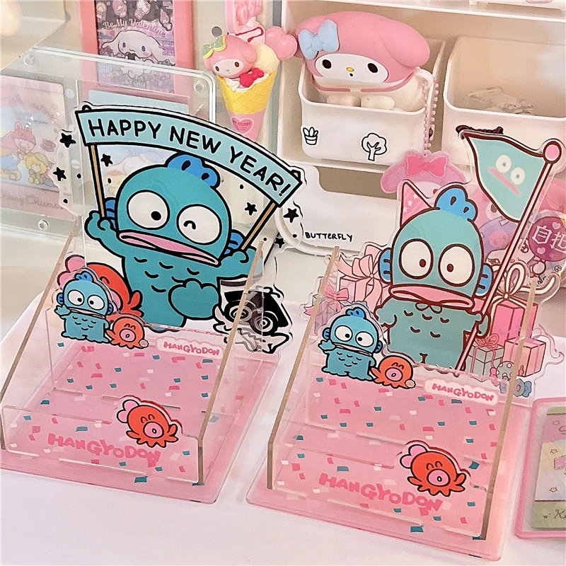 Kawaii Sanrio Hangyodon Acrylic Desktop Pen Holder Stationery Storage Box Remote Control Storage Pen Container Student Supplies
Kawaii Sanrio Hangyodon Acrylic Desktop Pen Holder Stationery Storage Box Remote Control Storage Pen Container Student Supplies
