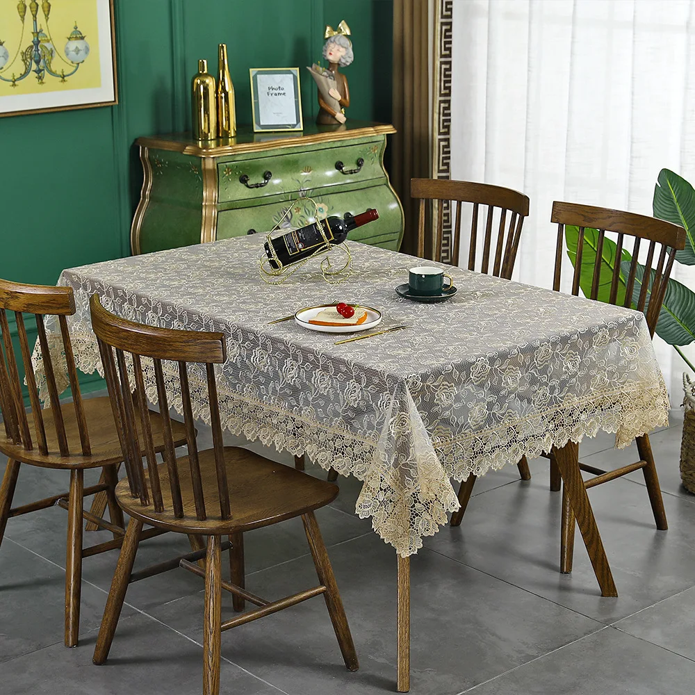 2022 New Pastoral Lace Transparent Embroidery Round Table Tablecloth European Coffee Tablecloth Long Table Dust Cover
2022 New Pastoral Lace Transparent Embroidery Round Table Tablecloth European Coffee Tablecloth Long Table Dust Cover