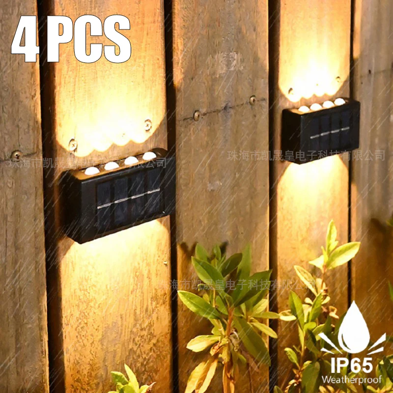 4Pcs Wall Lamp Solar Waterproof LED Lights Outdoors Sunlight Lamps for Garden Street Landscape Balcony Decor Solar Wall Lighting
4Pcs Wall Lamp Solar Waterproof LED Lights Outdoors Sunlight Lamps for Garden Street Landscape Balcony Decor Solar Wall Lighting