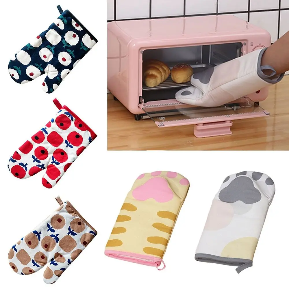 1PC Cotton Heat Resistant Non-Slip Anti-Scalding Cat Paws Insulation Gloves Oven Mitts Cartoon Animal
1PC Cotton Heat Resistant Non-Slip Anti-Scalding Cat Paws Insulation Gloves Oven Mitts Cartoon Animal