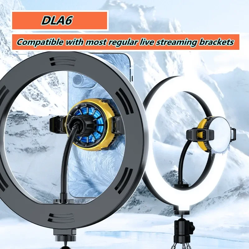 DLA6 NEW Mobile Phone Semiconductor Radiator for PUBG Game Cooler Live Broadcast Gaming Accessories for IOS Android Cooling Fan
DLA6 NEW Mobile Phone Semiconductor Radiator for PUBG Game Cooler Live Broadcast Gaming Accessories for IOS Android Cooling Fan