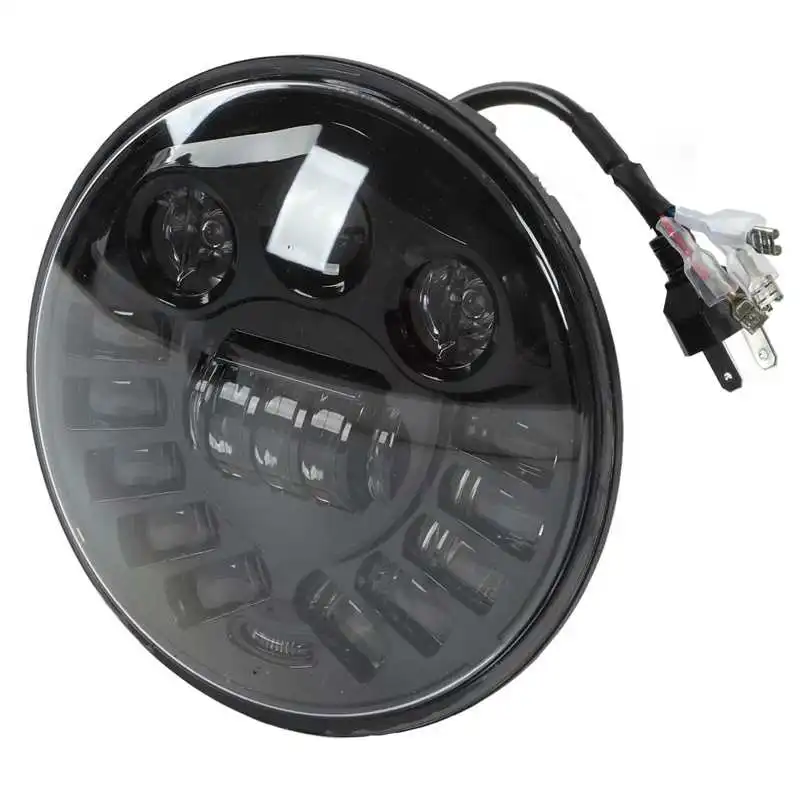 Round Headlight Motorcycle Headlight High Low Beam 12V 80W White 3000LM H3 Plug for Motorbike
Round Headlight Motorcycle Headlight High Low Beam 12V 80W White 3000LM H3 Plug for Motorbike