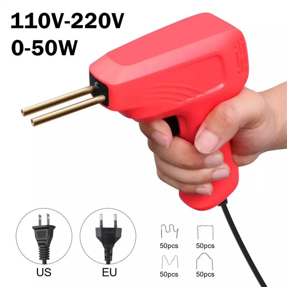 New IN 50W Plastic Welding Gun with 200 Welding Nails Hot Nailer Welder Welding For Repairing Bumpers Plastic Repa
New IN 50W Plastic Welding Gun with 200 Welding Nails Hot Nailer Welder Welding For Repairing Bumpers Plastic Repa