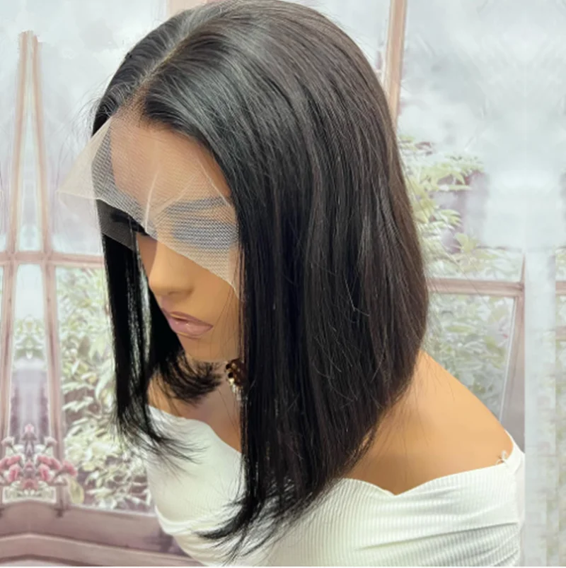 12-14 inch Silky Straight soft Lace Front Wigs Natural Black Short Bob Wig Blunt Cut Bob Wigs For Women
12-14 inch Silky Straight soft Lace Front Wigs Natural Black Short Bob Wig Blunt Cut Bob Wigs For Women