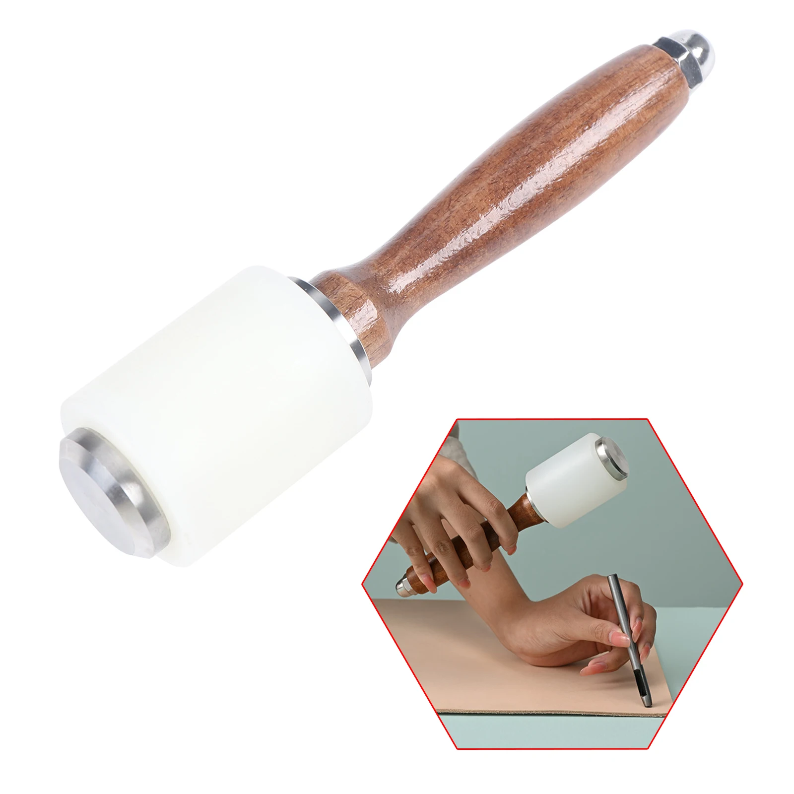 Craft Hammer Leather Craft Cut Stamp Tools Wooden Mallet DIY Tools, Portable, Comfortable Feel DIY
Craft Hammer Leather Craft Cut Stamp Tools Wooden Mallet DIY Tools, Portable, Comfortable Feel DIY