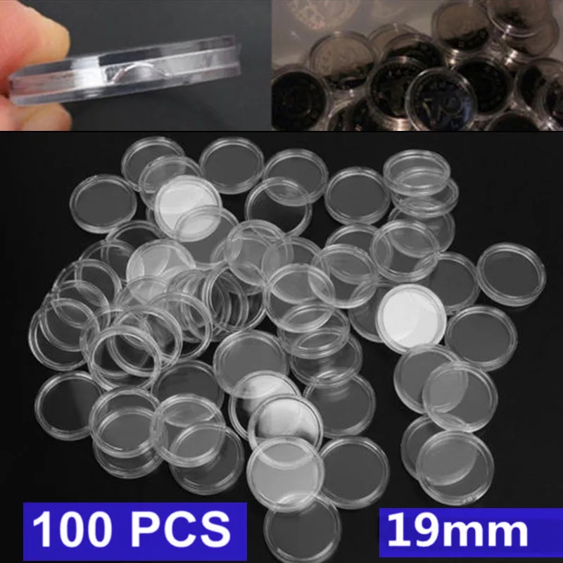 100Pcs Transparent Round Coin Capsules Storage Capsule Coin Collection Holder Containers Home Supplies Round Scratch Pack UK
100Pcs Transparent Round Coin Capsules Storage Capsule Coin Collection Holder Containers Home Supplies Round Scratch Pack UK