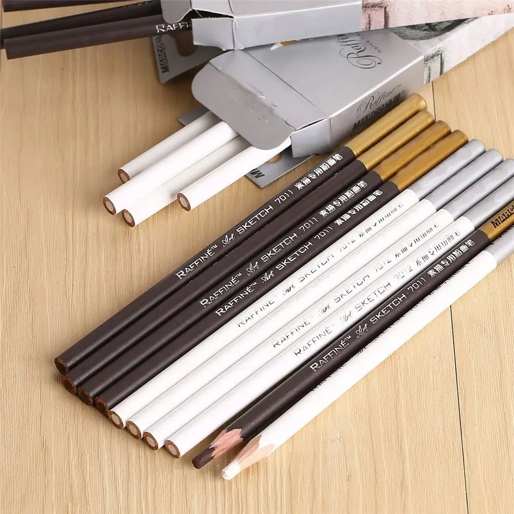 1pc Brown White Sketch Pencil Professional Panting Drawing Pencil Chalk Non-toxic Base Pastel Art Highlight Sketch Charcoal Pen
1pc Brown White Sketch Pencil Professional Panting Drawing Pencil Chalk Non-toxic Base Pastel Art Highlight Sketch Charcoal Pen