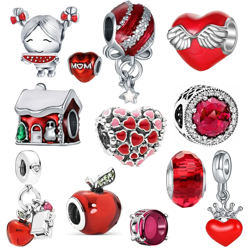2022 новые красные яблочные сердца дома прозрачные циркониевые бусины подходят к оригинальным шармам Pandora Серебряный браслет для женщин модн...
2022 новые красные яблочные сердца дома прозрачные циркониевые бусины подходят к оригинальным шармам Pandora Серебряный браслет для женщин модн...