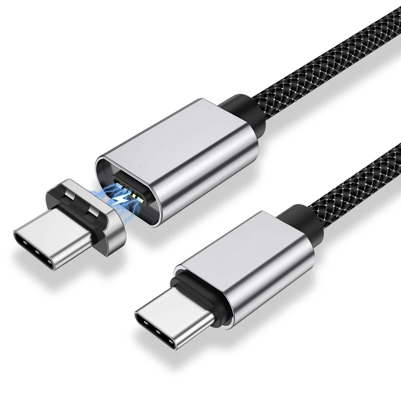 Nylon Braided Magnetic Charging Cable, Support 5.0A Fast Charging Data Transfer for Laptop USB-C/Type-C Devices Drop Shipping
Nylon Braided Magnetic Charging Cable, Support 5.0A Fast Charging Data Transfer for Laptop USB-C/Type-C Devices Drop Shipping