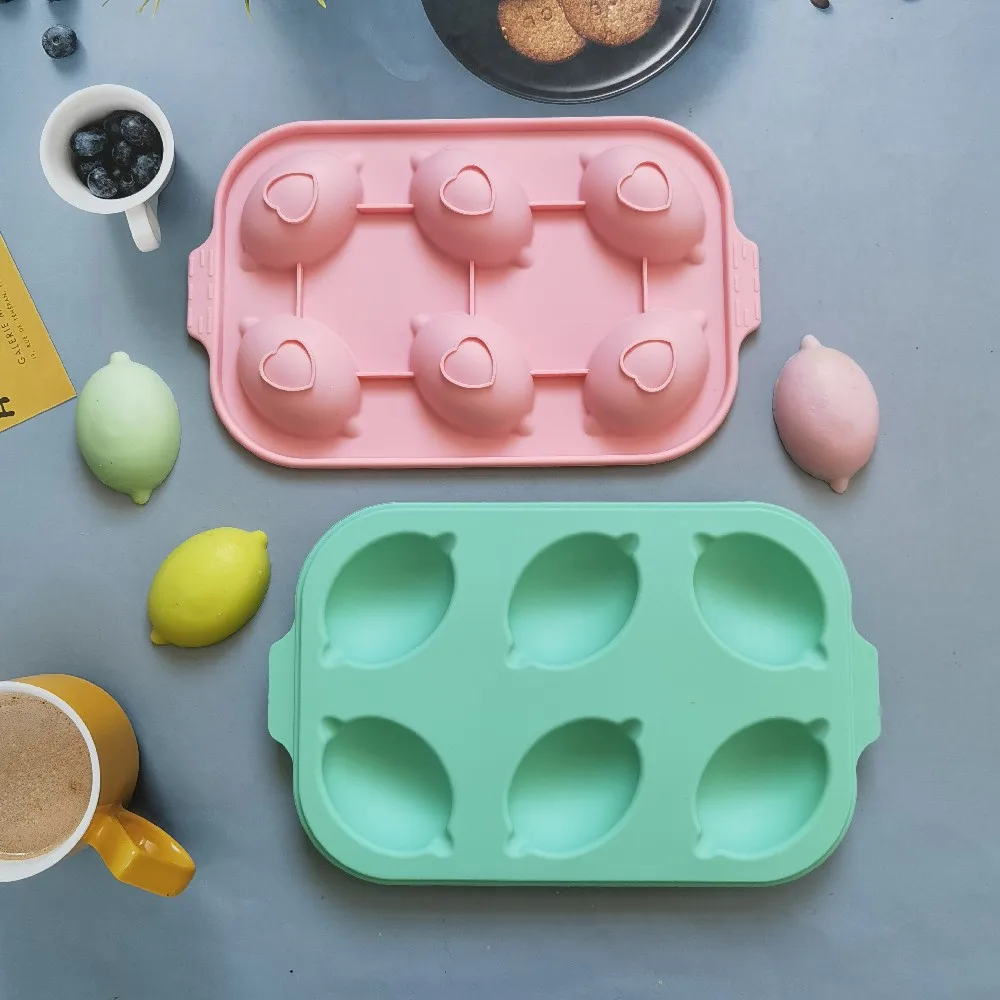 6 Cavity Mini Silicone Mousse Cake Mold Half a Lemon Silicone Mold Cake Decorating Bakeware
6 Cavity Mini Silicone Mousse Cake Mold Half a Lemon Silicone Mold Cake Decorating Bakeware