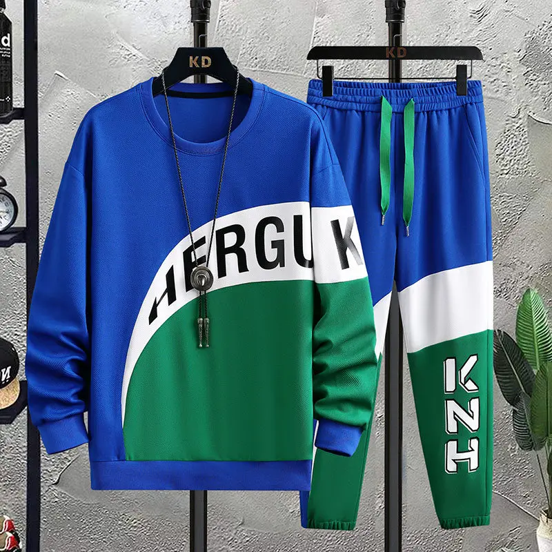 2022 Spring Autumn Sweatshirt + Sweatpants Trousers For Men Set Two Piece Tracksuit Hip Hop Streetwear Running Sport Clothes
2022 Spring Autumn Sweatshirt + Sweatpants Trousers For Men Set Two Piece Tracksuit Hip Hop Streetwear Running Sport Clothes
