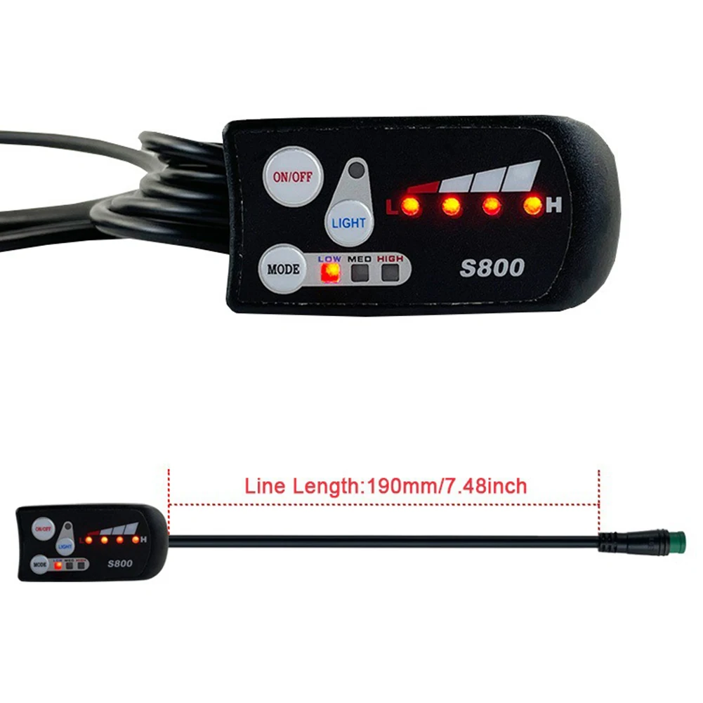 Pin Waterproof Connector Waterproof Plug LED-S800 Display Panel Display Display Screen Display Electric Bicycle
Pin Waterproof Connector Waterproof Plug LED-S800 Display Panel Display Display Screen Display Electric Bicycle