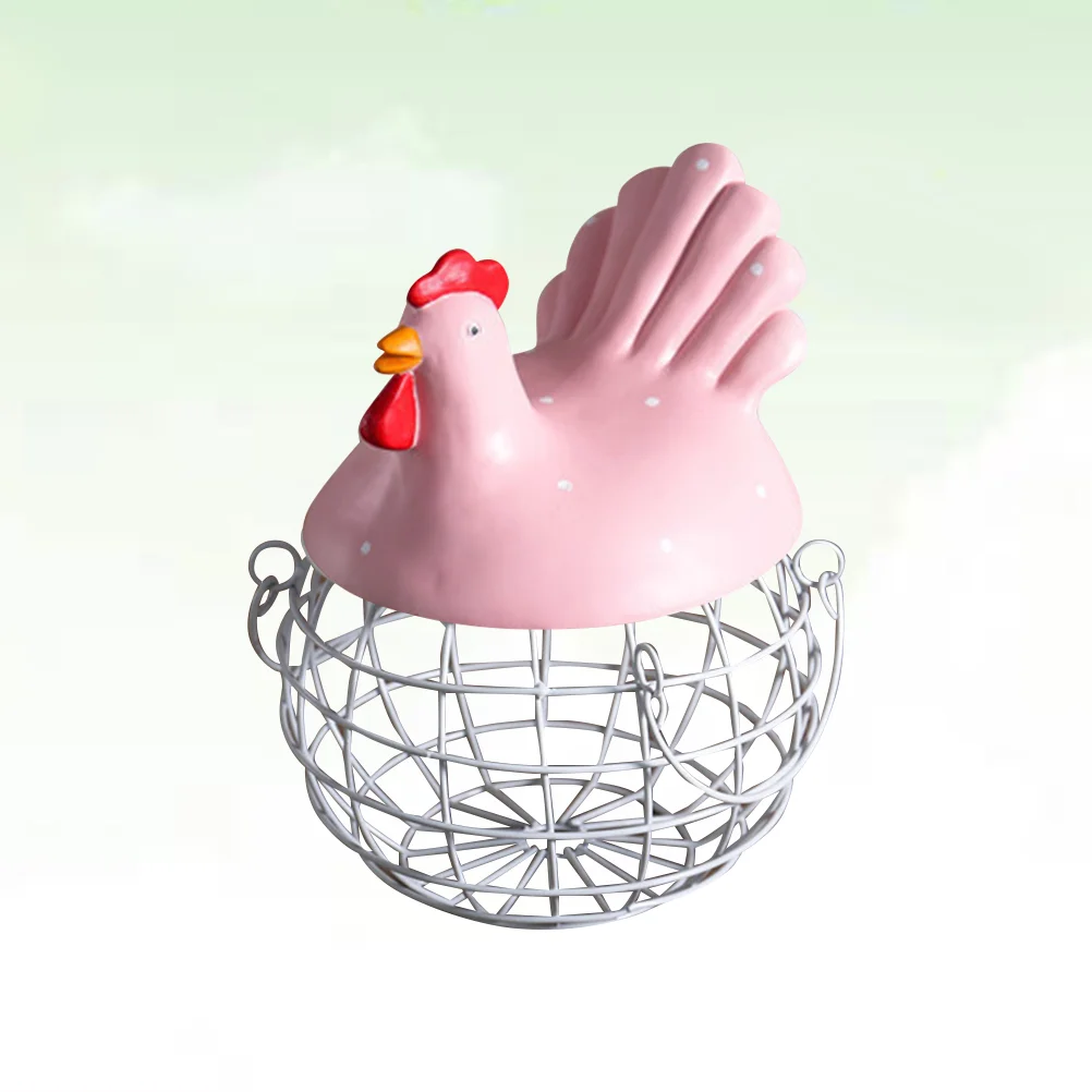 1PC Practical Iron Creative Chicken Shape Eggs Holder Fruit Container Storage Basket for Dining Room Home
1PC Practical Iron Creative Chicken Shape Eggs Holder Fruit Container Storage Basket for Dining Room Home