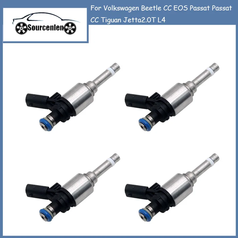 Топливные форсунки 06H906036E 0261500162 для Volkswagen Beetle CC EOS Passat CC Tiguan Jetta2.0T L4, 4 шт.
Топливные форсунки 06H906036E 0261500162 для Volkswagen Beetle CC EOS Passat CC Tiguan Jetta2.0T L4, 4 шт.