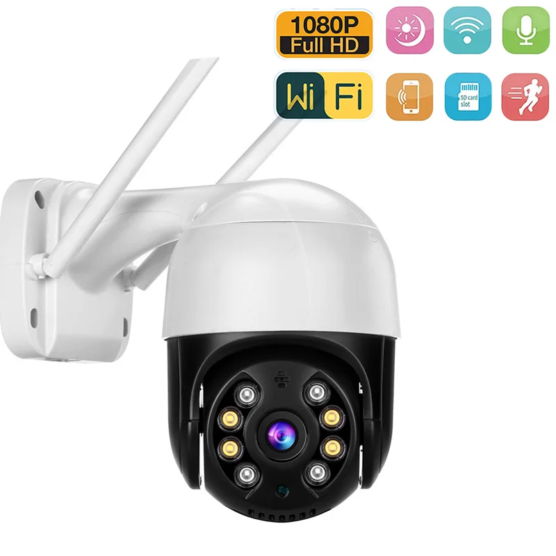 200W PTZ Wifi IP Surveillance Camera Outdoor IP66 Waterproof AI Human Detect Wireless Camera H.265 Audio Security CCTV Camera
200W PTZ Wifi IP Surveillance Camera Outdoor IP66 Waterproof AI Human Detect Wireless Camera H.265 Audio Security CCTV Camera