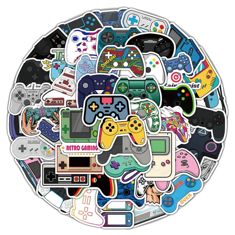 50pcs DIY Gamepad Stickers For Suitcase Stationery Laptop Scrapbook Ipad Game Sticker Craft Supplies Scrapbooking Material
50pcs DIY Gamepad Stickers For Suitcase Stationery Laptop Scrapbook Ipad Game Sticker Craft Supplies Scrapbooking Material