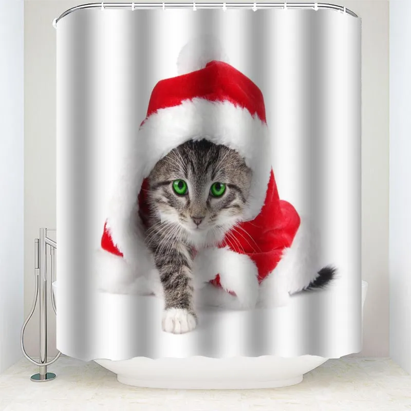 Christmas Cat Bathroom Curtains For Kid Room Home Decorative Blackout Screen Waterproof Fabric Shower Curtain 3.23
Christmas Cat Bathroom Curtains For Kid Room Home Decorative Blackout Screen Waterproof Fabric Shower Curtain 3.23