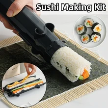 Quick Sushi Maker Mold Japanese Rolled Rice Meat Mold DIY Sushi Making Kit Machine Kitchen Sushi Bento Tool Sushi Cooking Rolls