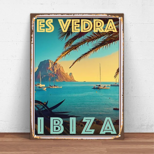 Ретро винтажный Ibiza Испания ES Vedra металлический жестяной знак, металлический знак, Настенный декор, модный художественный декор, плакат, муж...
Ретро винтажный Ibiza Испания ES Vedra металлический жестяной знак, металлический знак, Настенный декор, модный художественный декор, плакат, муж...
