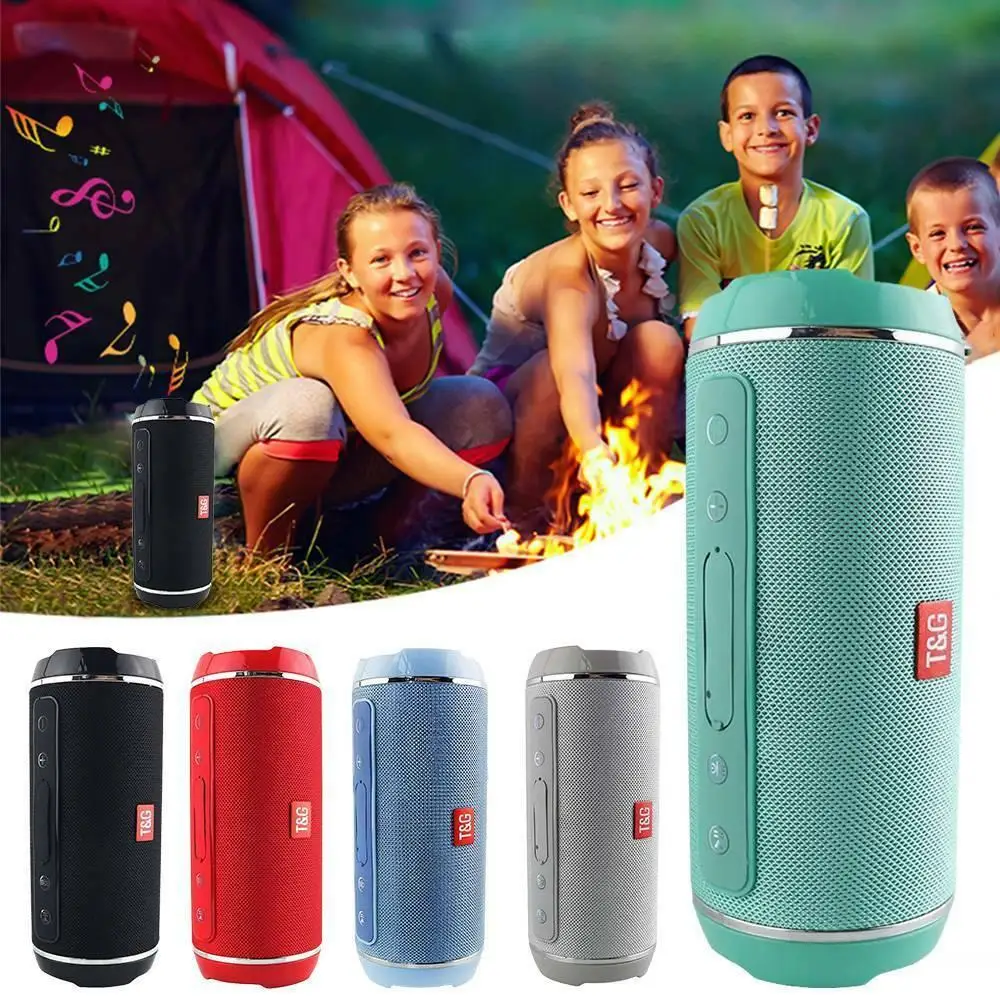 Wireless Bluetooth-compatible Speaker Waterproof Bass 3D Stereo soundbarUSB/TF/AUX MP3 Outdoor camping Portable Music Player
Wireless Bluetooth-compatible Speaker Waterproof Bass 3D Stereo soundbarUSB/TF/AUX MP3 Outdoor camping Portable Music Player
