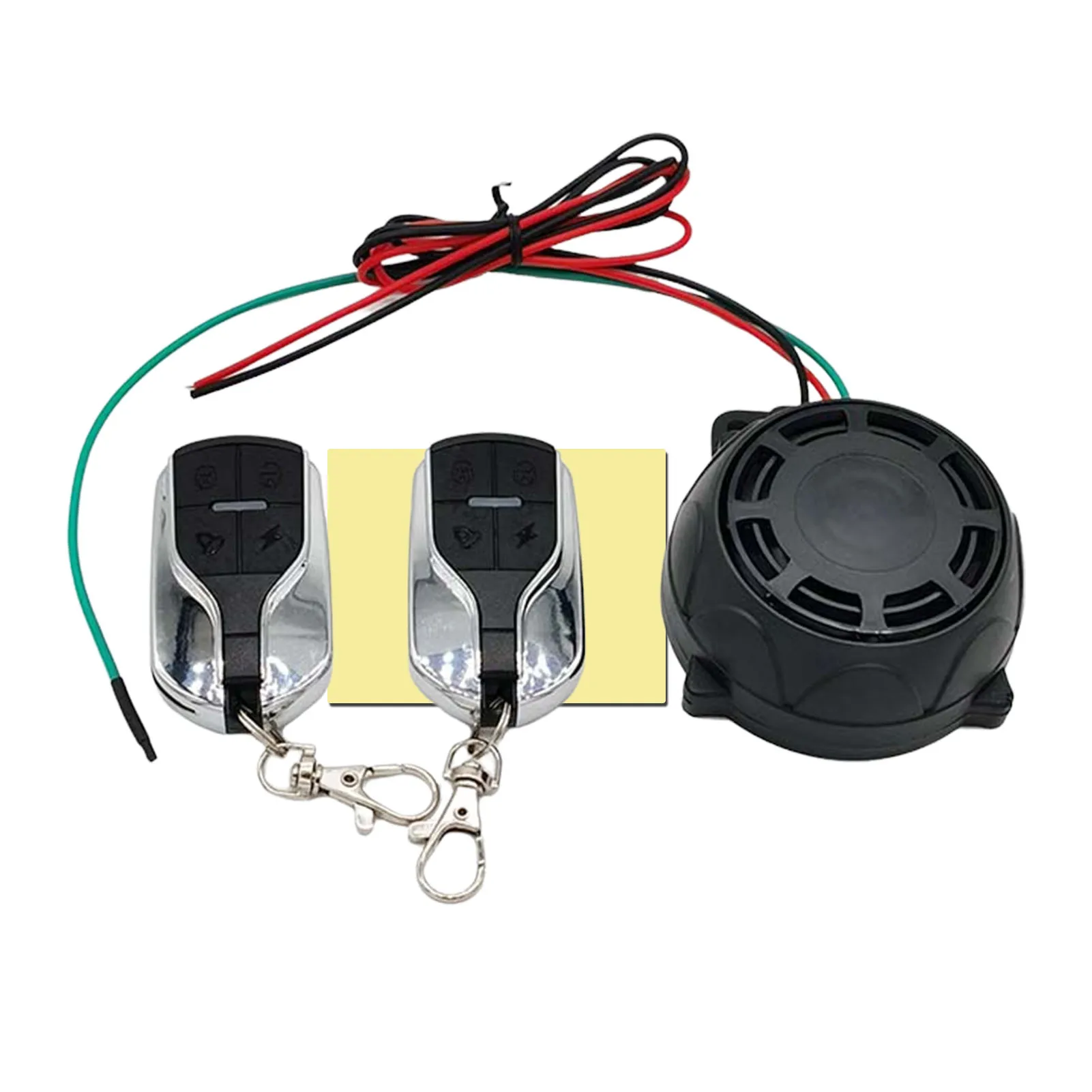 Motorcycle Anti-Theft Device Adjustable Sensitivity Alarm Warning Horn 12V Alarm Host with 2 Remote Controller
Motorcycle Anti-Theft Device Adjustable Sensitivity Alarm Warning Horn 12V Alarm Host with 2 Remote Controller