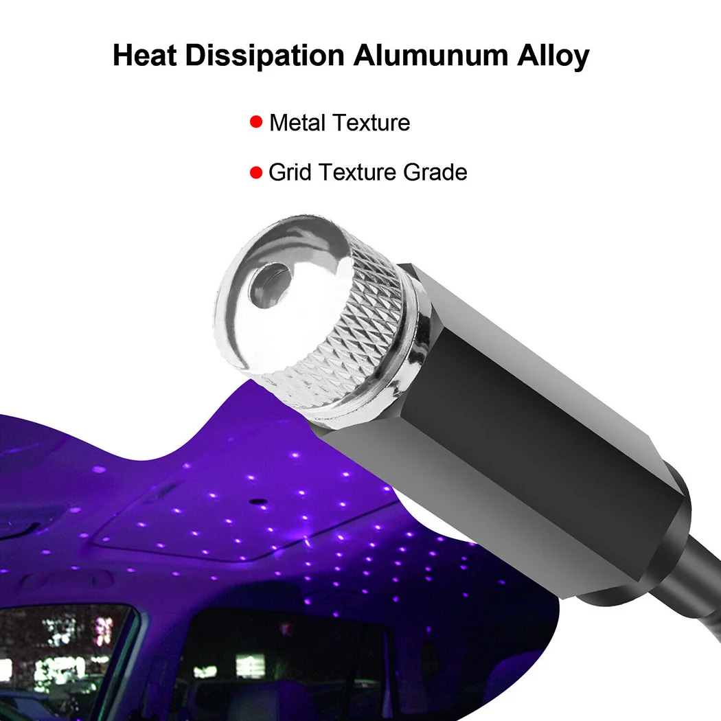 1pc Car Interior Roof LED Star Light USB Atmosphere Starry Night Projector Lamp Decorative Ceiling Lights Car Accessories
1pc Car Interior Roof LED Star Light USB Atmosphere Starry Night Projector Lamp Decorative Ceiling Lights Car Accessories