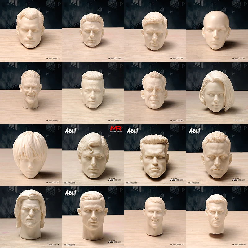 Unpainted 1/6 Brad Pitt Tom Cruis Arnold Paul Walker Ronaldo Bruce Willis Head Sculpt Carving Fit Male Soldier Action Figure
Unpainted 1/6 Brad Pitt Tom Cruis Arnold Paul Walker Ronaldo Bruce Willis Head Sculpt Carving Fit Male Soldier Action Figure